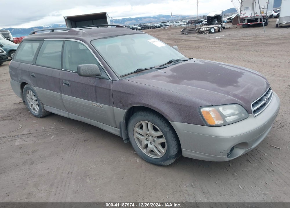 2000 SUBARU OUTBACK VIN: 4S3BH6657Y7612903