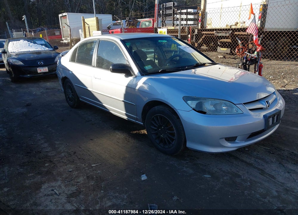 2005 HONDA CIVIC LX VIN: 2HGES16595H597288