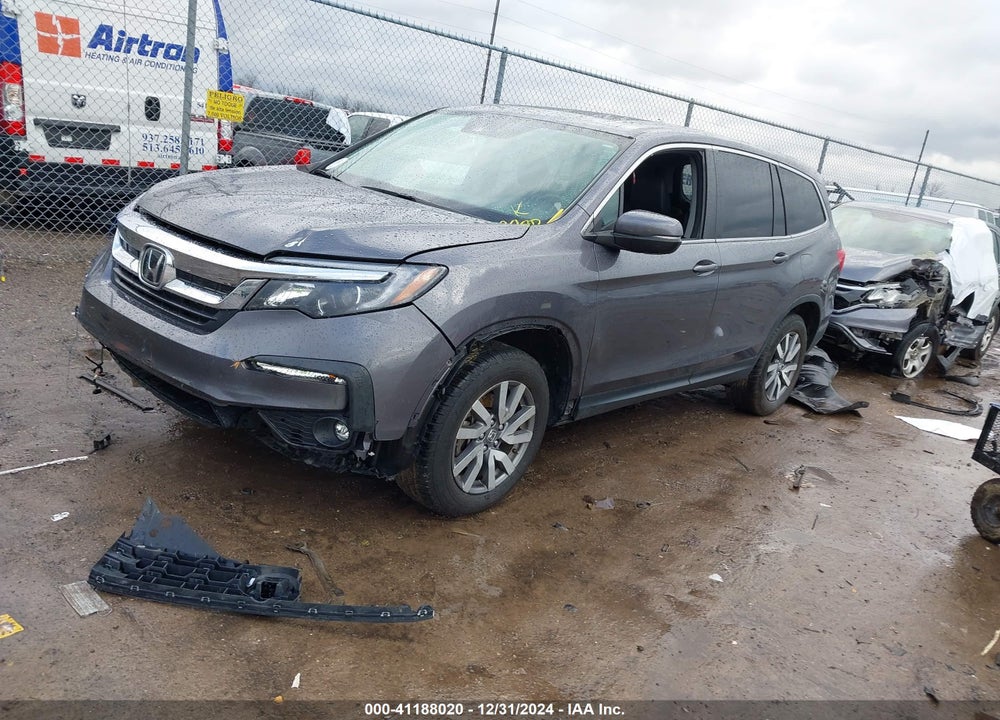 2021 HONDA PILOT AWD EX-L VIN: 5FNYF6H56MB062501
