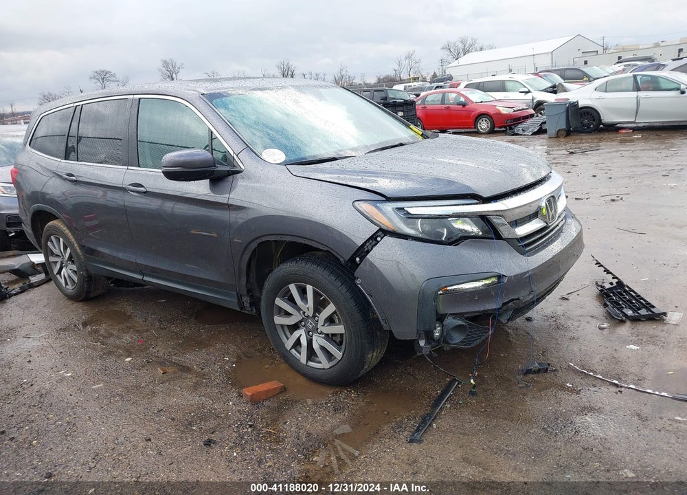 2021 HONDA PILOT AWD EX-L VIN: 5FNYF6H56MB062501
