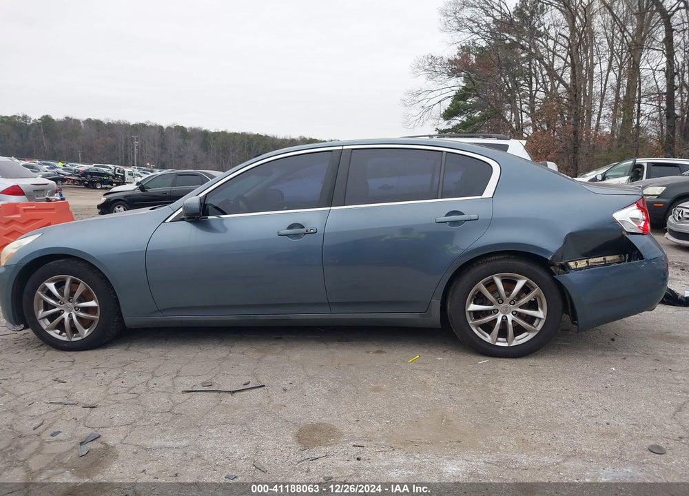 2007 INFINITI G35 JOURNEY VIN: JNKBV61E87M718064