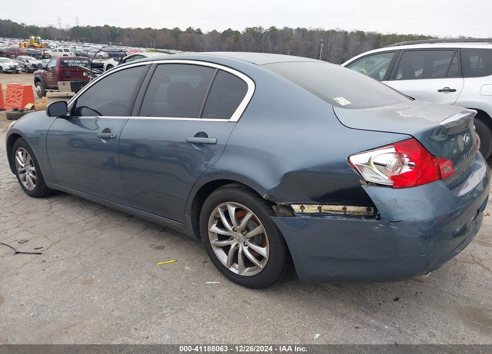 2007 INFINITI G35 JOURNEY VIN: JNKBV61E87M718064