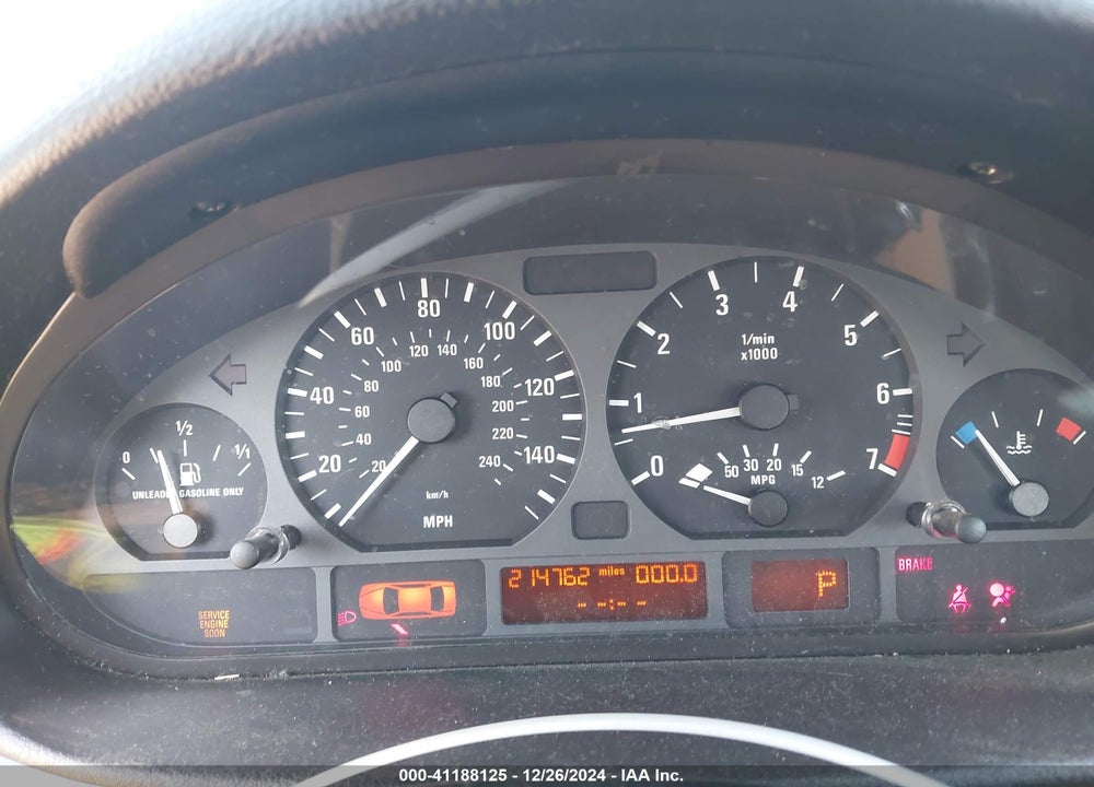 2005 BMW 325I VIN: WBAET37425NJ88647