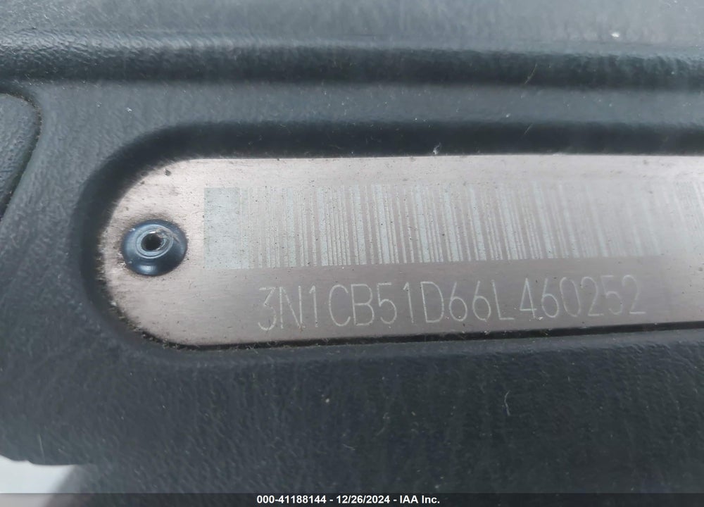 2006 NISSAN SENTRA 1.8S VIN: 3N1CB51D66L460252