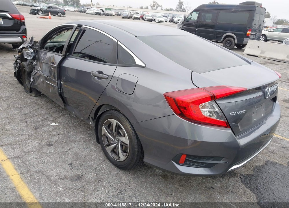 2019 HONDA CIVIC LX VIN: 19XFC2F60KE201254