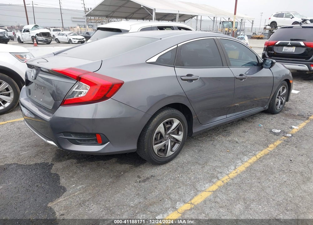 2019 HONDA CIVIC LX VIN: 19XFC2F60KE201254