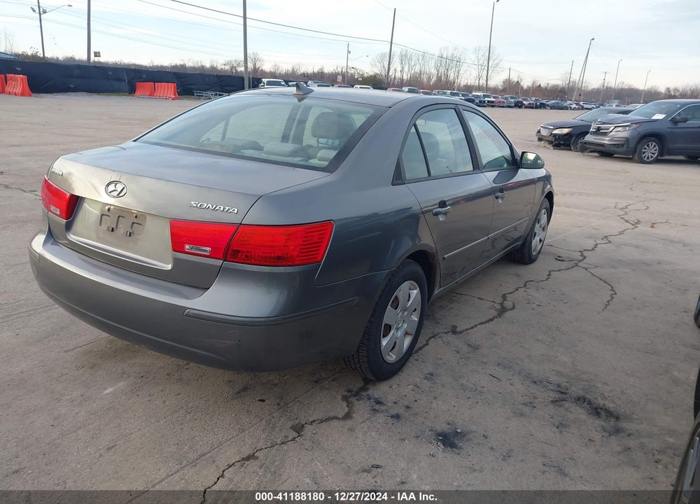 2009 HYUNDAI SONATA GLS VIN: 5NPET46CX9H438353