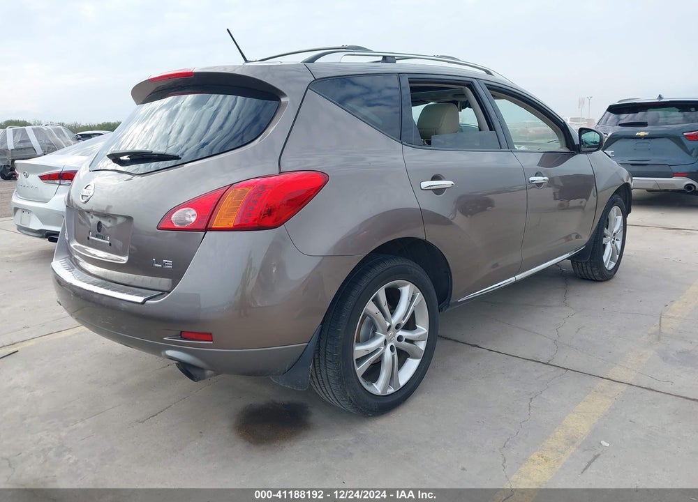2010 NISSAN MURANO LE VIN: JN8AZ1MU6AW018535