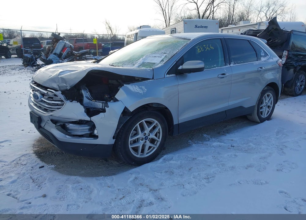 2021 FORD EDGE SEL VIN: 2FMPK4J98MBA26519