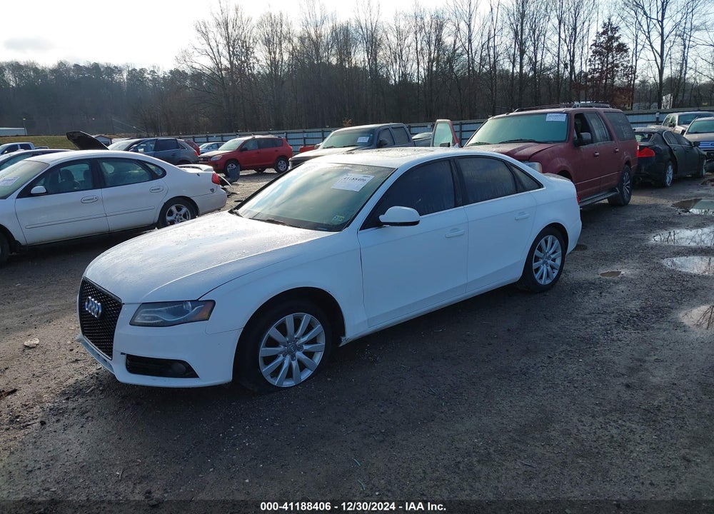 2012 AUDI A4 VIN: WAUBFAFL0CN021210
