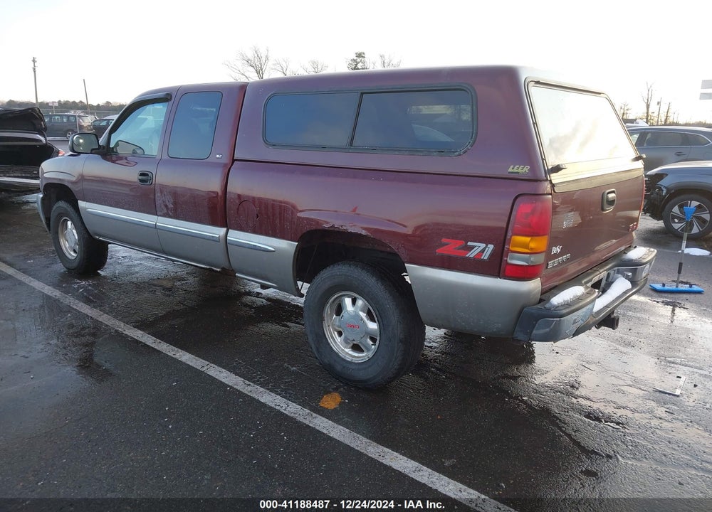 1999 GMC SIERRA 1500 SLE VIN: 2GTEK19T5X1538954