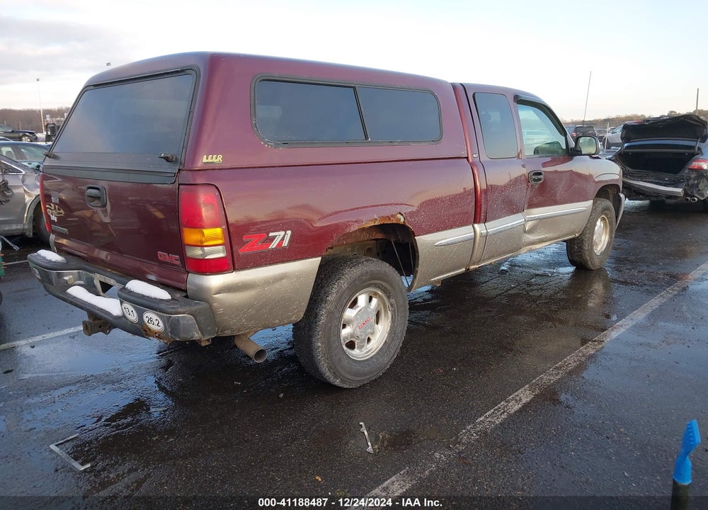 1999 GMC SIERRA 1500 SLE VIN: 2GTEK19T5X1538954