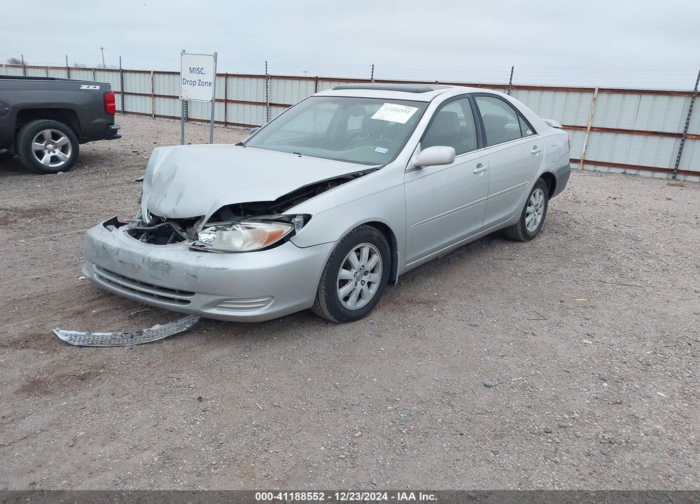 2002 TOYOTA CAMRY XLE V6 VIN: 4T1BF32K12U529794
