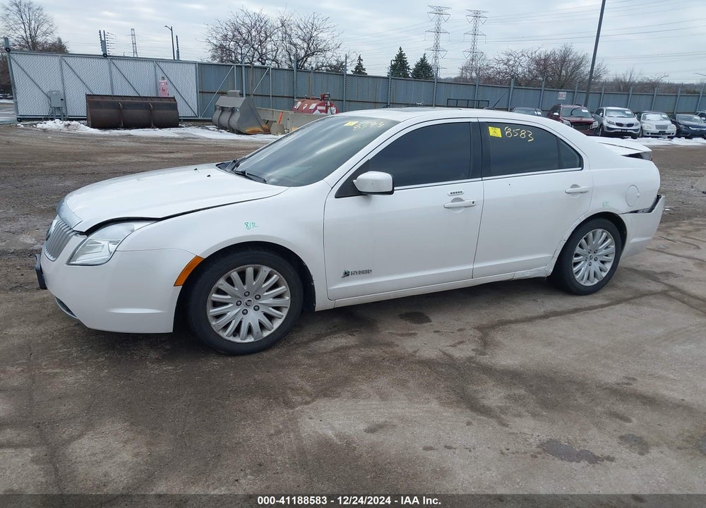 2010 MERCURY MILAN HYBRID VIN: 3MEDM0L39AR645984