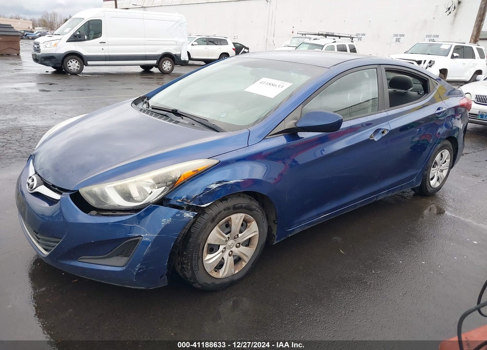 2016 HYUNDAI ELANTRA SE VIN: 5NPDH4AE6GH683444