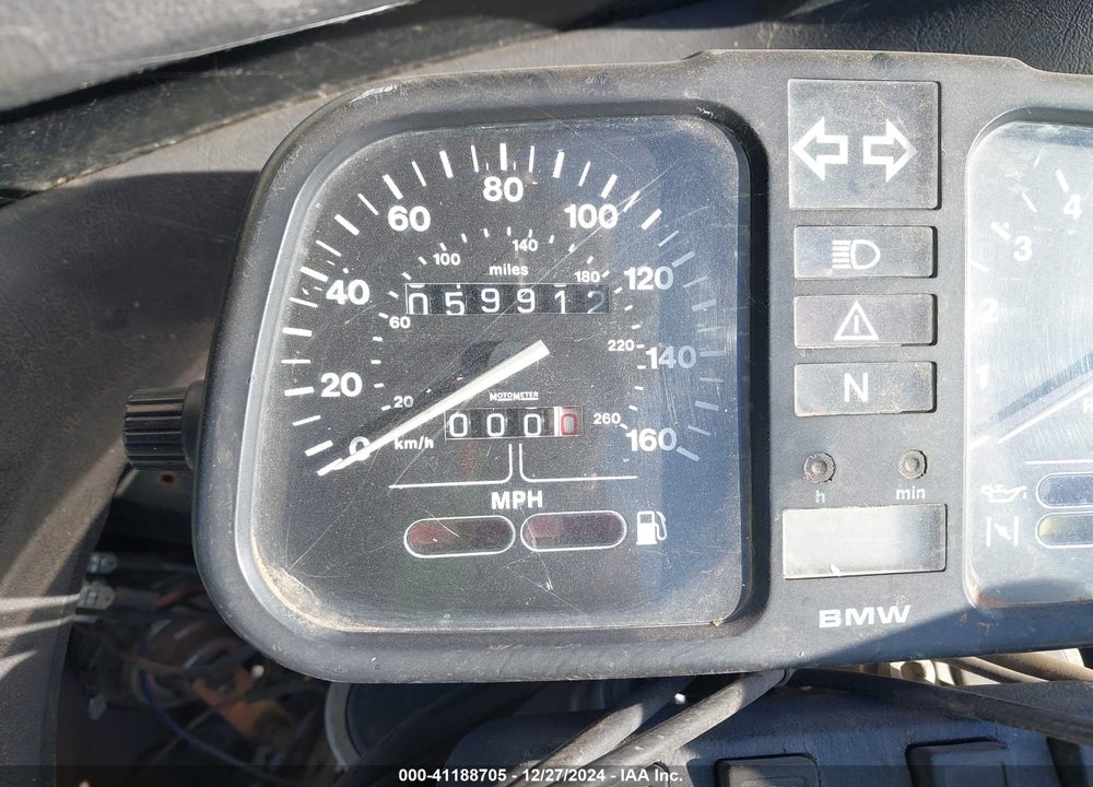 1987 BMW K75 C/T VIN: WB1057407H0132007