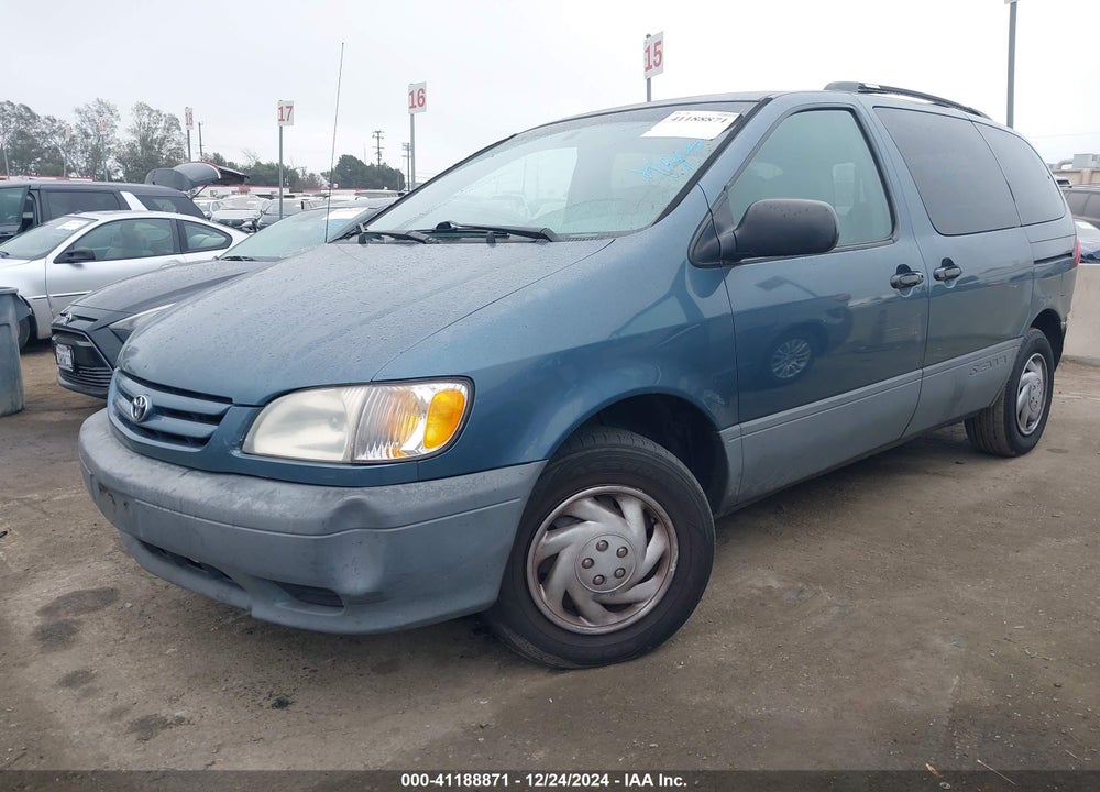 2001 TOYOTA SIENNA LE VIN: 4T3ZF13C11U355306