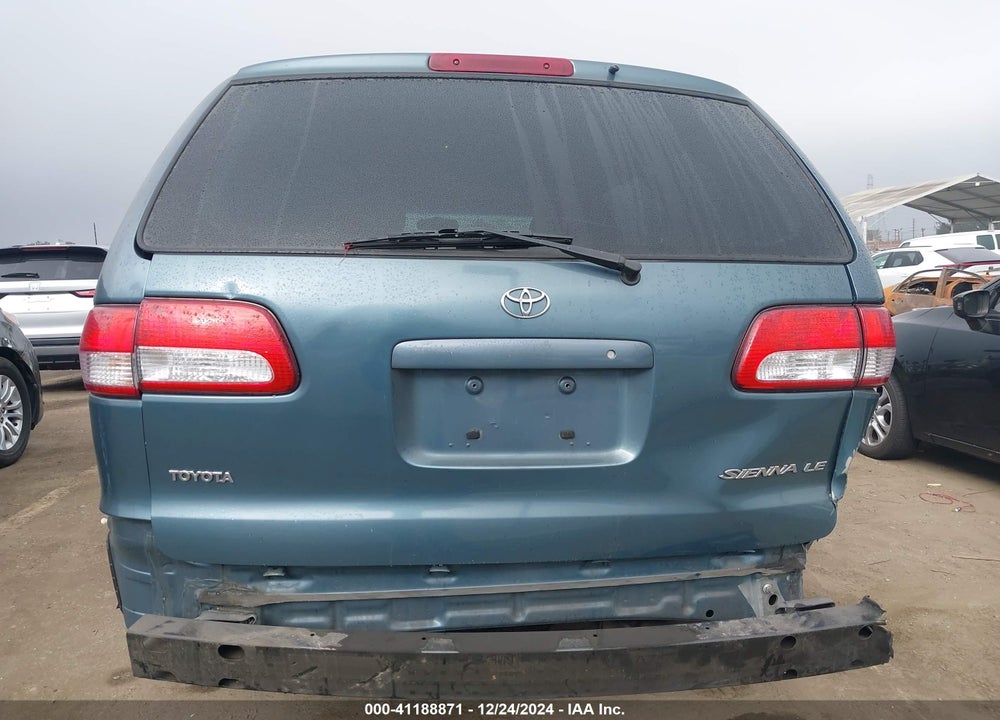 2001 TOYOTA SIENNA LE VIN: 4T3ZF13C11U355306