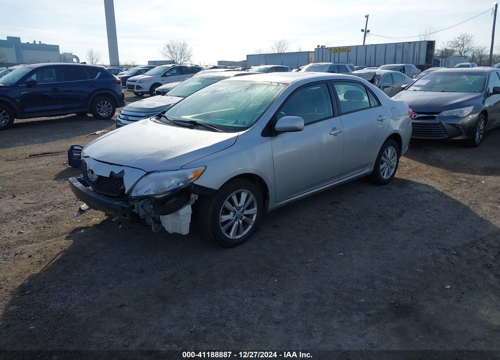 2009 TOYOTA COROLLA XLE VIN: 2T1BU40E69C023334