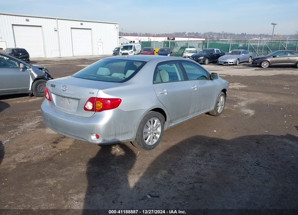 2009 TOYOTA COROLLA XLE VIN: 2T1BU40E69C023334