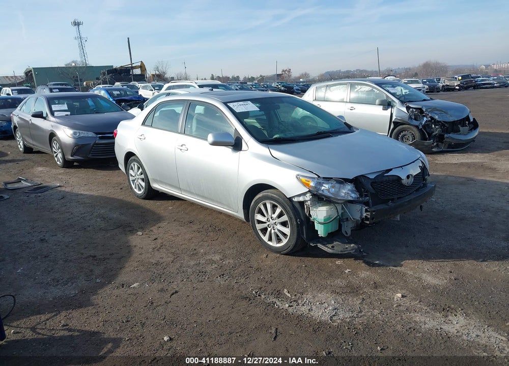 2009 TOYOTA COROLLA XLE VIN: 2T1BU40E69C023334