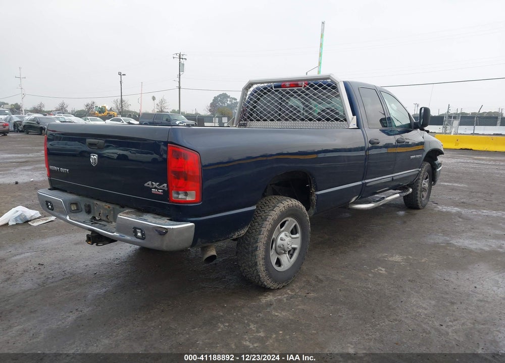 2005 DODGE RAM 3500 SLT/LARAMIE VIN: 3D7LS38C35G814451