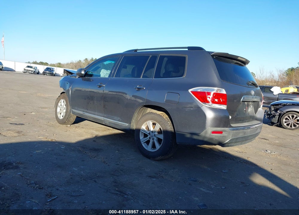 2011 TOYOTA HIGHLANDER VIN: 5TDZK3EHXBS037252