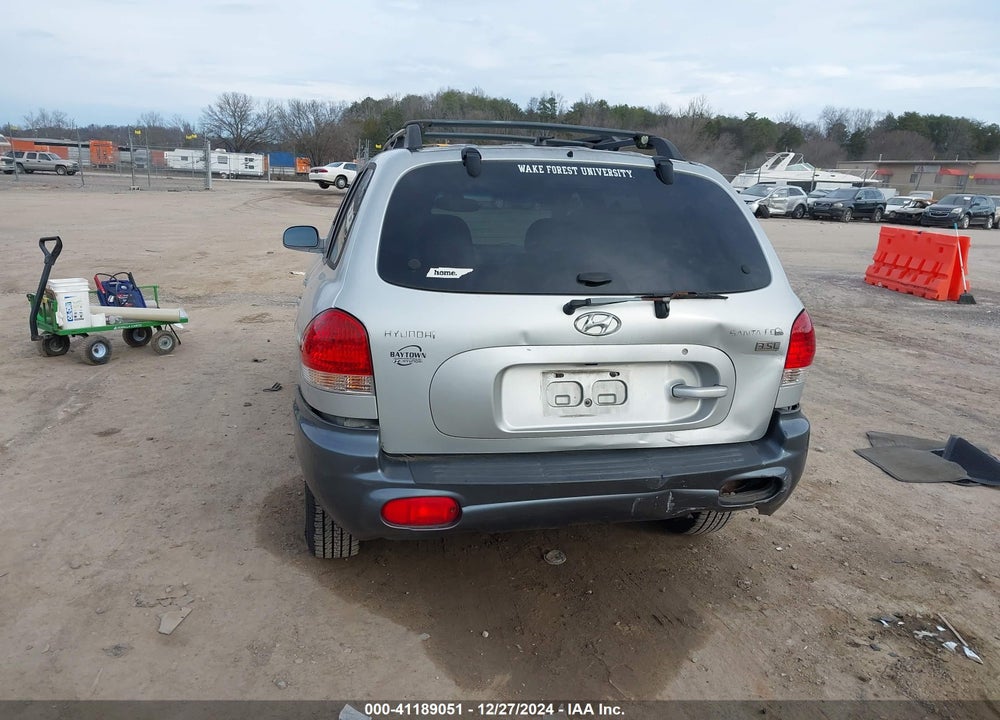 2005 HYUNDAI SANTA FE GLS/LX VIN: KM8SC13E75U997135