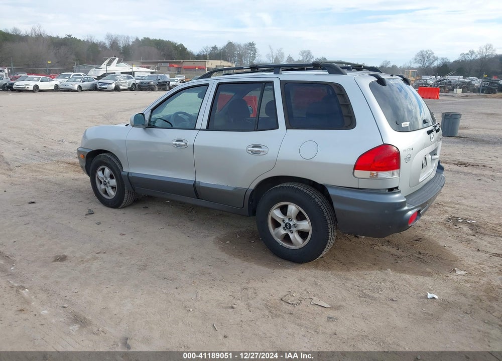 2005 HYUNDAI SANTA FE GLS/LX VIN: KM8SC13E75U997135