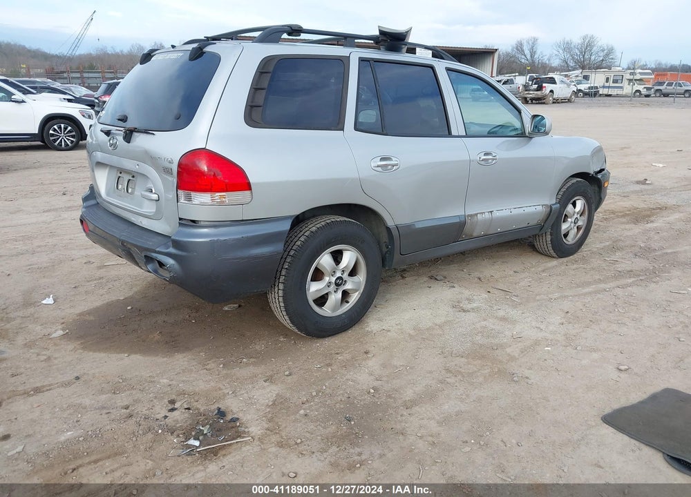 2005 HYUNDAI SANTA FE GLS/LX VIN: KM8SC13E75U997135