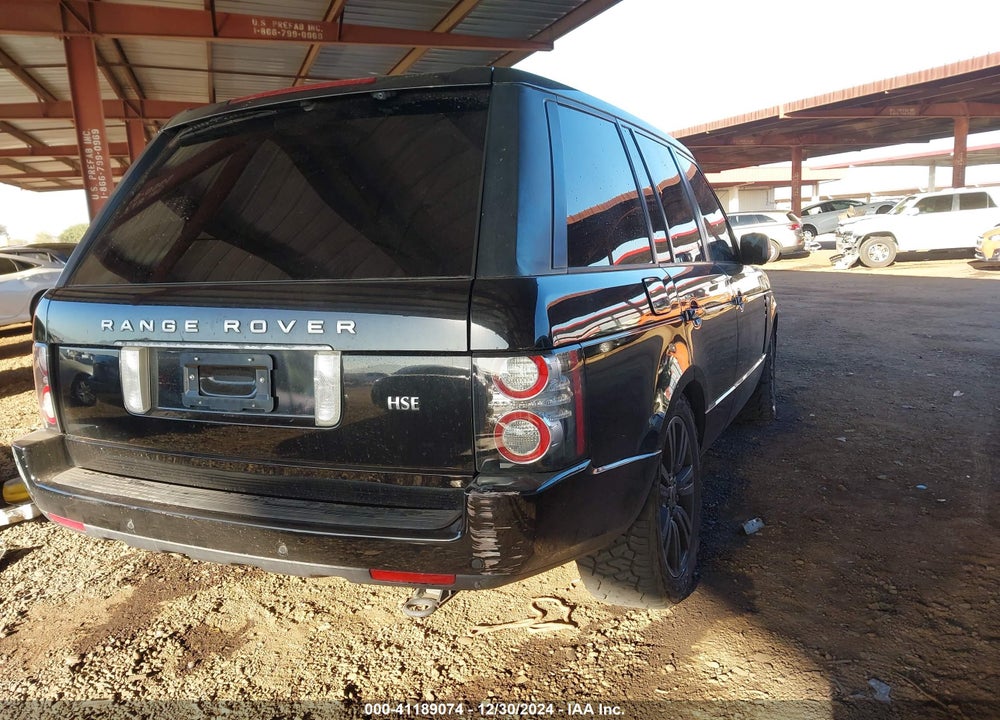2012 LAND ROVER RANGE ROVER HSE VIN: SALMF1D4XCA388719