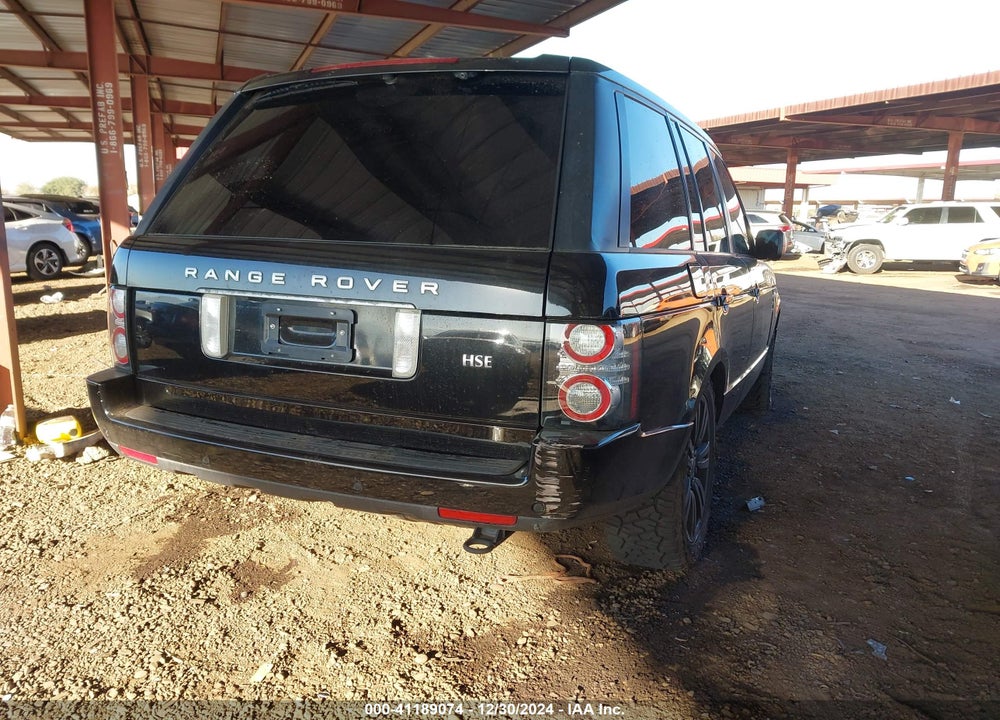 2012 LAND ROVER RANGE ROVER HSE VIN: SALMF1D4XCA388719