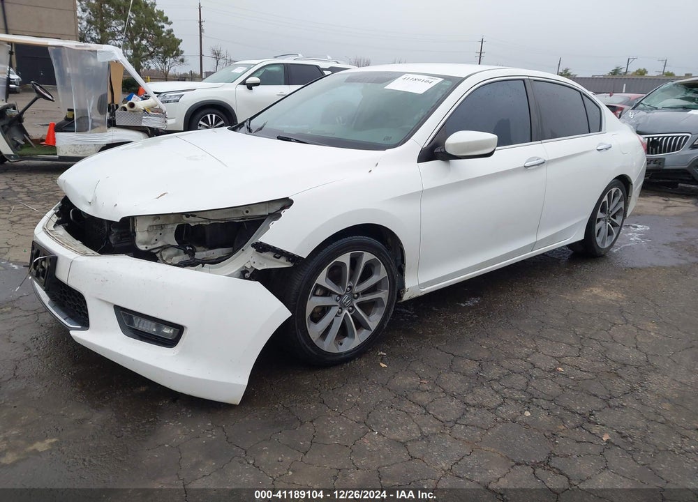 2014 HONDA ACCORD SPORT VIN: 1HGCR2F59EA110128