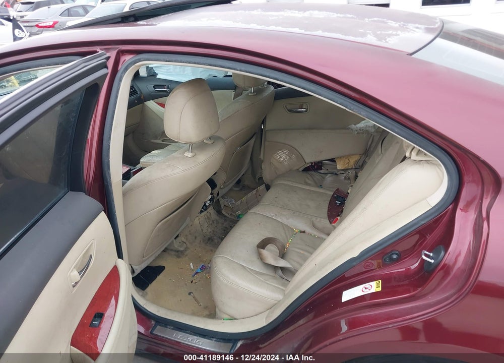 2008 LEXUS ES 350 VIN: JTHBJ46G182165684