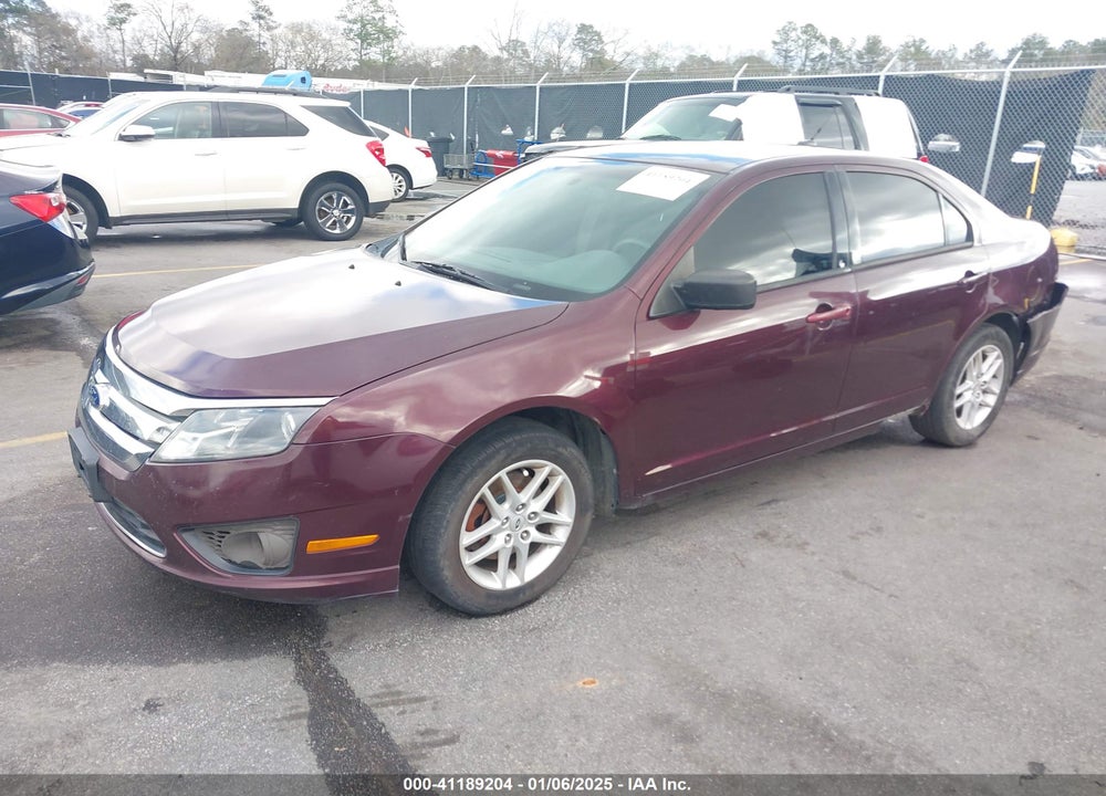 2011 FORD FUSION S VIN: 3FAHP0GA4BR321867