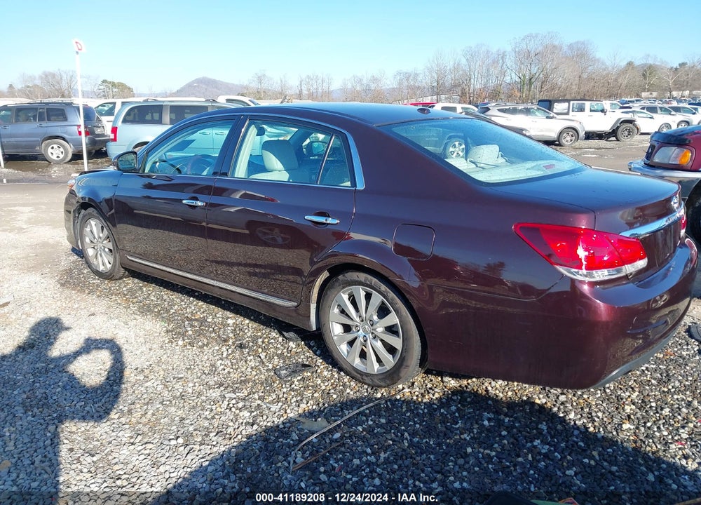 2011 TOYOTA AVALON LIMITED VIN: 4T1BK3DBXBU373182