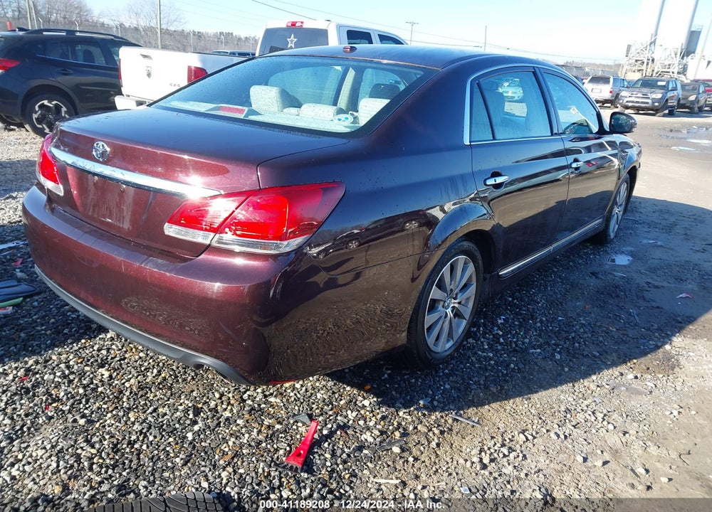 2011 TOYOTA AVALON LIMITED VIN: 4T1BK3DBXBU373182