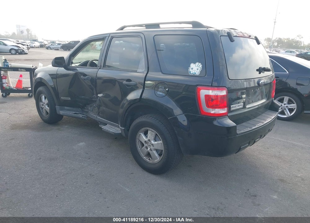 2008 FORD ESCAPE XLS/XLS MANUAL VIN: 1FMCU02Z88KC24755