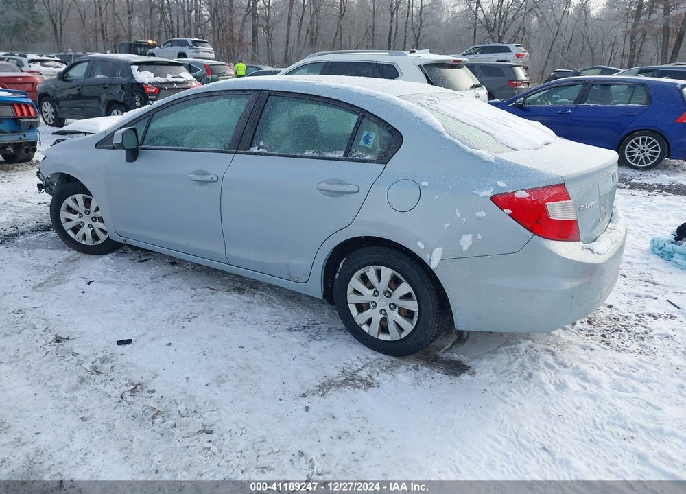 2012 HONDA CIVIC SDN LX VIN: 19XFB2F5XCE069471