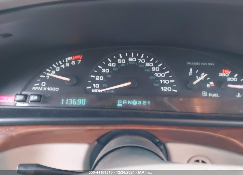1998 OLDSMOBILE LSS VIN: 1G3HY52K1W4807491