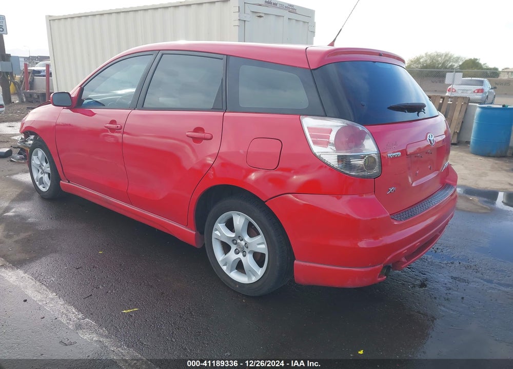 2005 TOYOTA MATRIX/XR VIN: 2T1KR30E15C550008