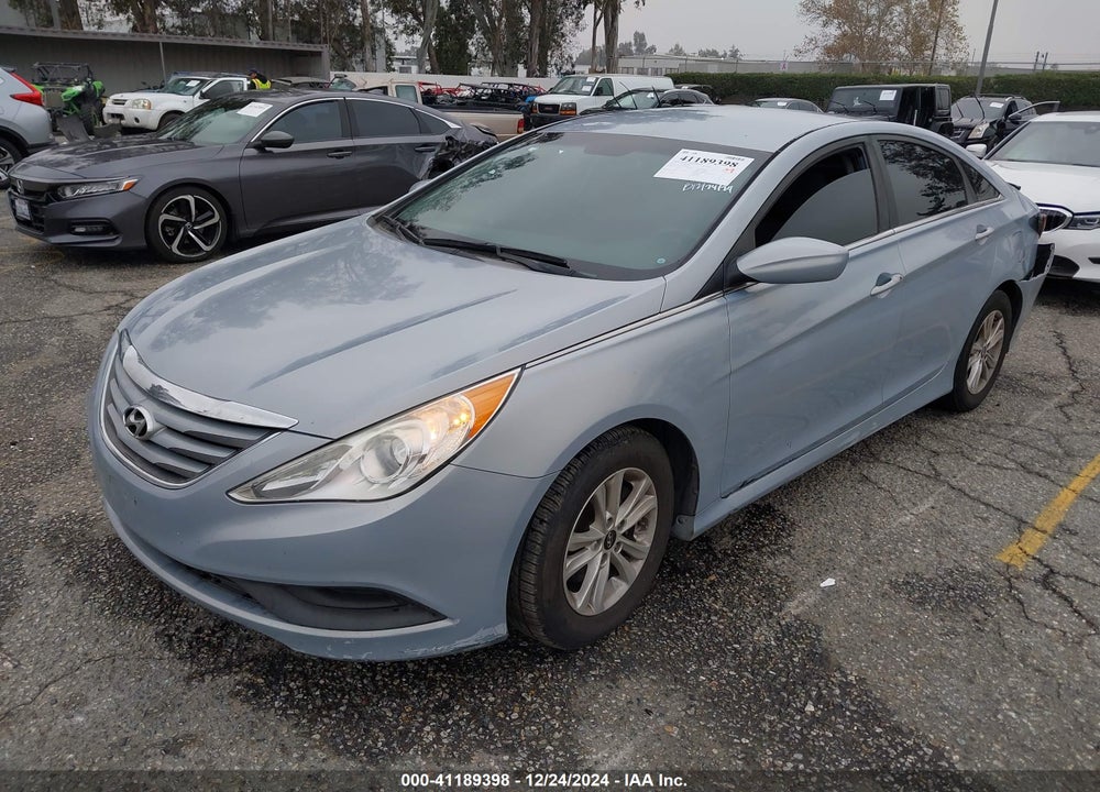 2014 HYUNDAI SONATA GLS VIN: 5NPEB4ACXEH842077