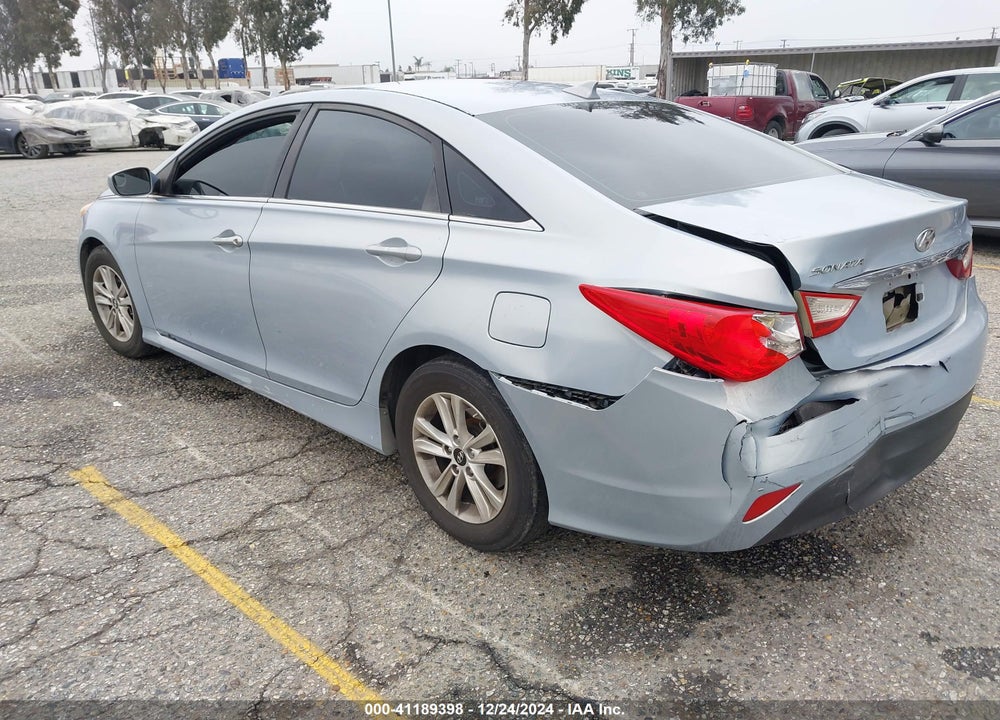 2014 HYUNDAI SONATA GLS VIN: 5NPEB4ACXEH842077
