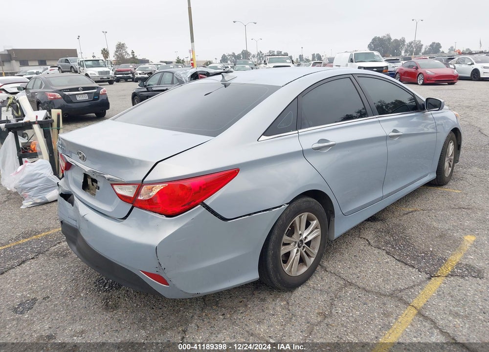 2014 HYUNDAI SONATA GLS VIN: 5NPEB4ACXEH842077