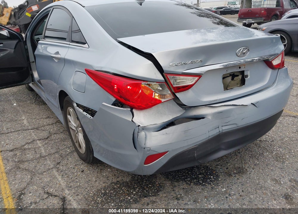 2014 HYUNDAI SONATA GLS VIN: 5NPEB4ACXEH842077