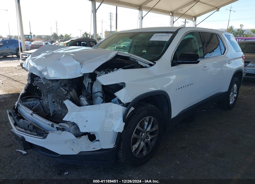 2020 CHEVROLET TRAVERSE FWD LS VIN: 1GNERFKW8LJ211890