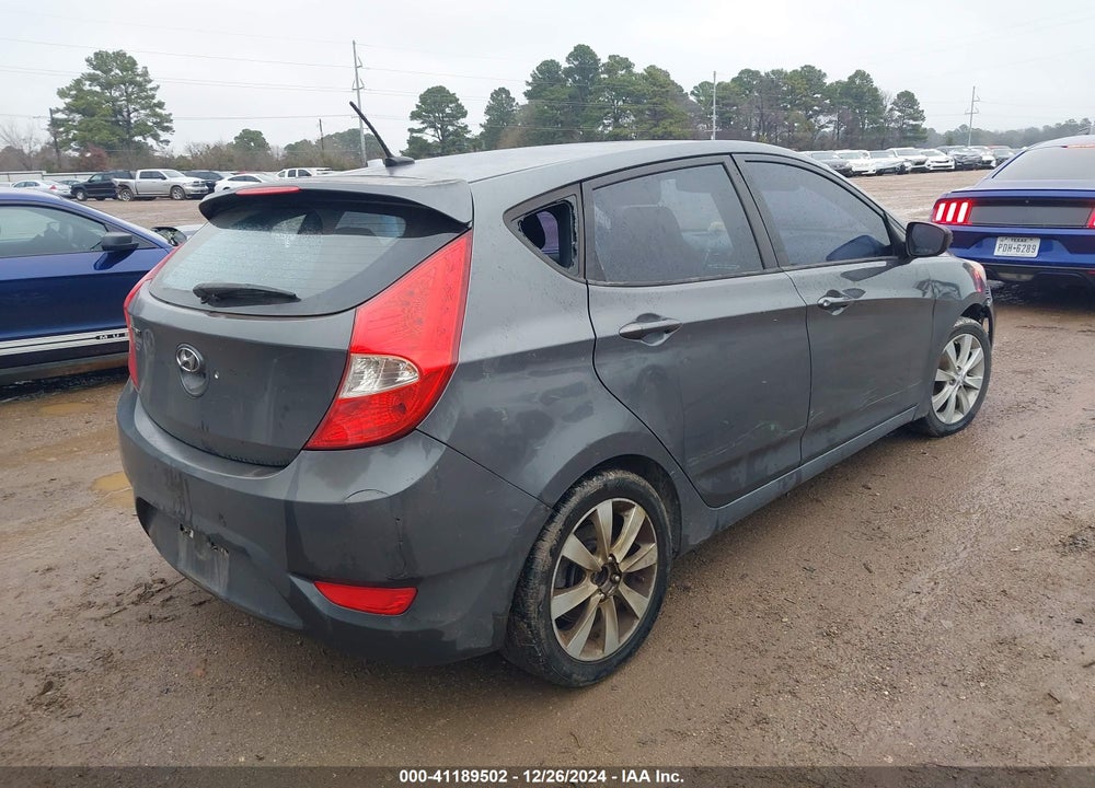 2012 HYUNDAI ACCENT SE VIN: KMHCU5AE4CU013481
