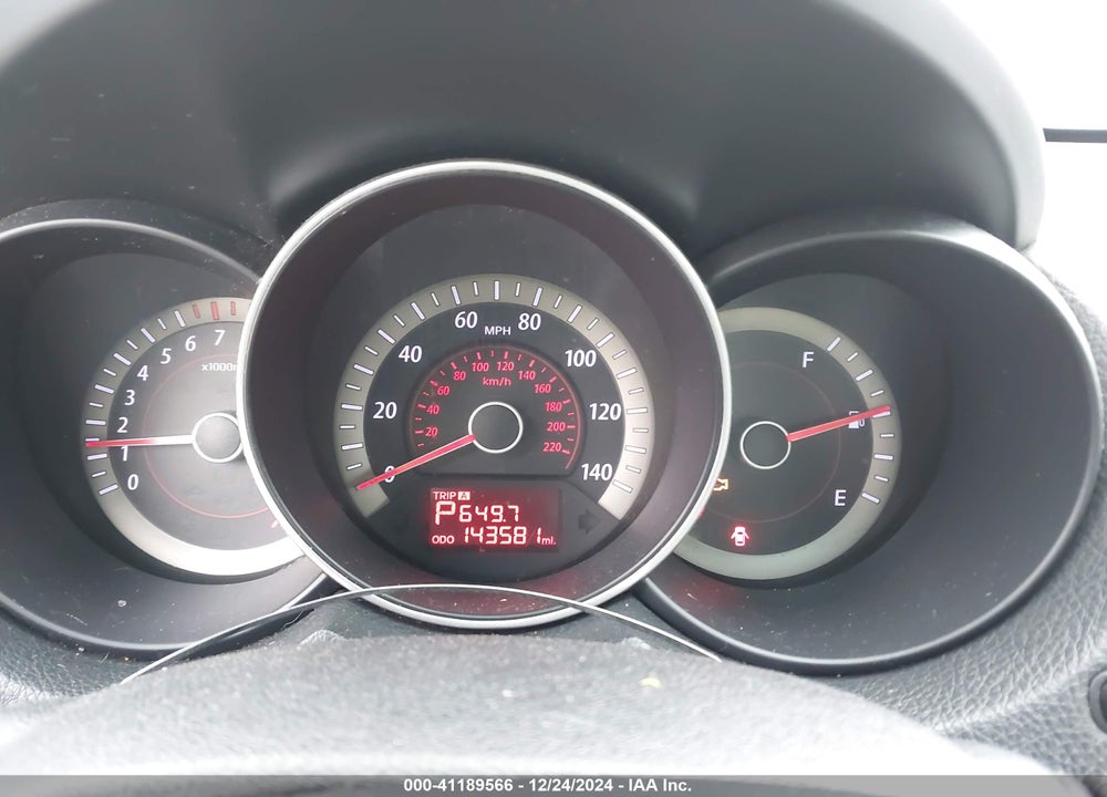 2011 KIA FORTE VIN: KNAFU4A28B5369147