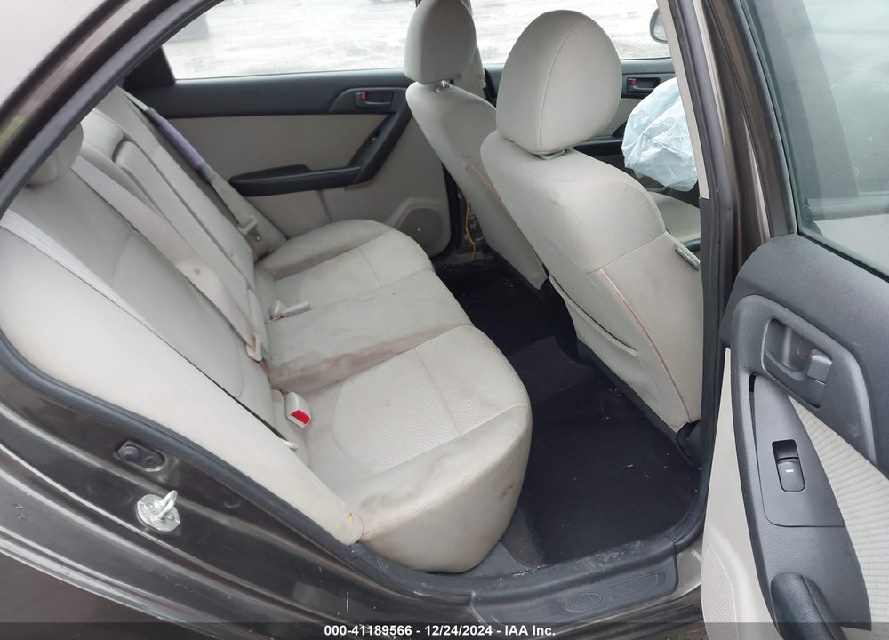 2011 KIA FORTE VIN: KNAFU4A28B5369147