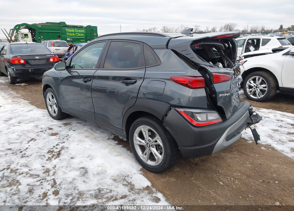 2022 HYUNDAI KONA SEL VIN: KM8K3CAB2NU758001